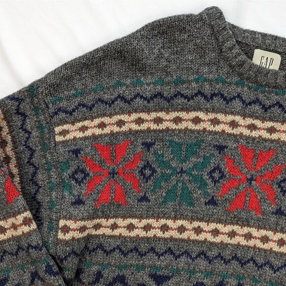 Chunky Shetland Wool Sweater - Picture 2 of 7